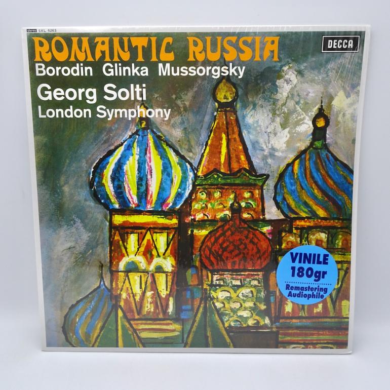 Borodin, Glinka, Mussorgsky ROMANTIC RUSSIA /  London Symphony Orchestra Cond. Solti -- LP 33 giri 180 gr. - Made in EU 2013/2014 - DeAgostini Serie Classica in Vinile 33 giri - LP APERTO