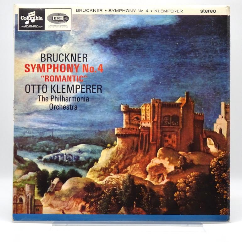 Bruckner SYMPHONY NO. 4 "ROMANTIC" / The Philharmonia Orchestra Cond. Klemperer -- LP 33 rpm- Made in UK 1965 - COLUMBIA RECORDS - SAX 2569 - ER1/ED1 -  OPEN LP