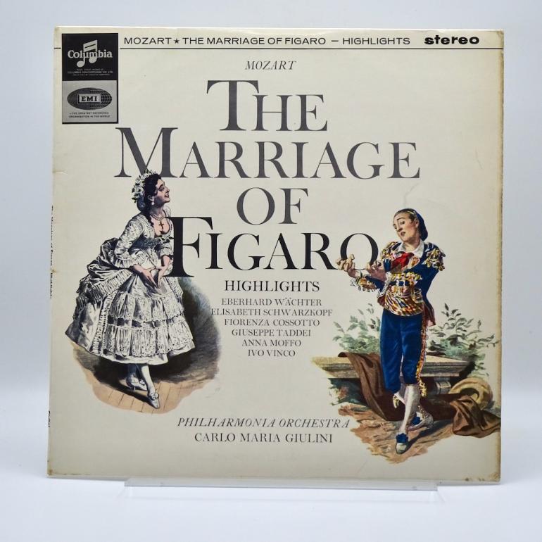 Mozart THE MARRIAGE OF FIGARO / Philharmonia Orchestra Cond. Giulini  -- LP 33 rpm - Made in UK 1960s - COLUMBIA RECORDS - SAX 2573 - ER1/ED1 - OPEN LP