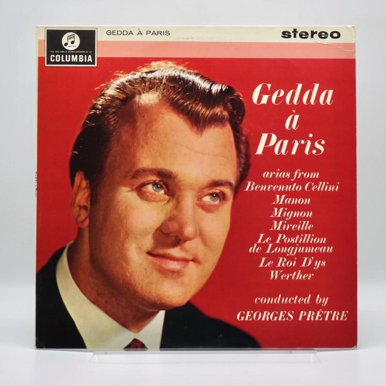 Gedda à Paris / Orchestre National de la Radiodiffusion Française Cond. Prêtre  -- LP  33 giri - Made in UK 1962-63- Columbia SAX 2481 -B/S label -ED1/ES1 -Flipback Laminated Cover- LP APERTO