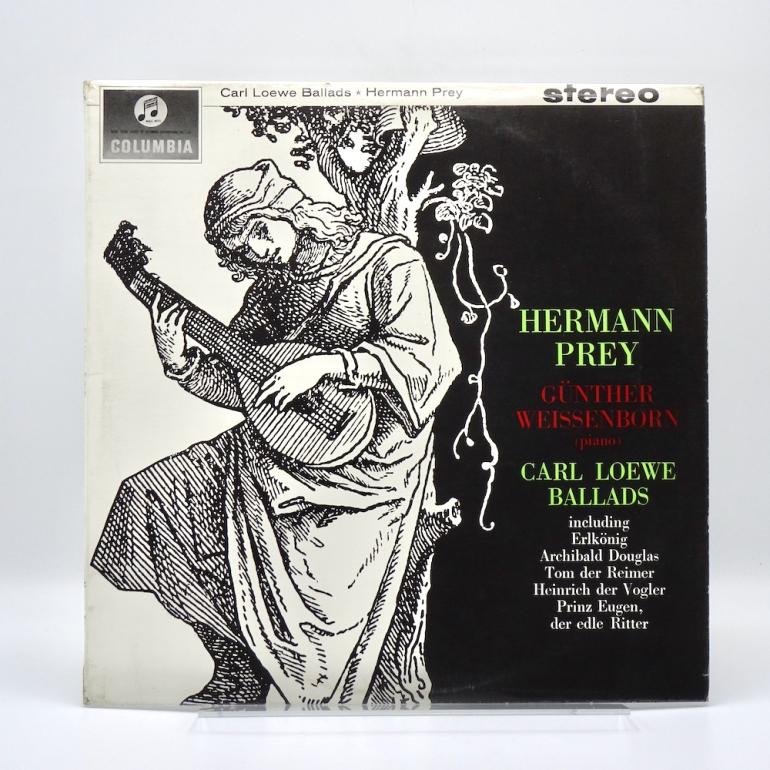 Carl Loewe Ballads / Gunther Weissenborn, piano  -- LP  33 rpm - Made in UK 1963 - Columbia SAX 2511 - B/S label - ED1/ES1 - Flipback Laminated Cover - OPEN LP
