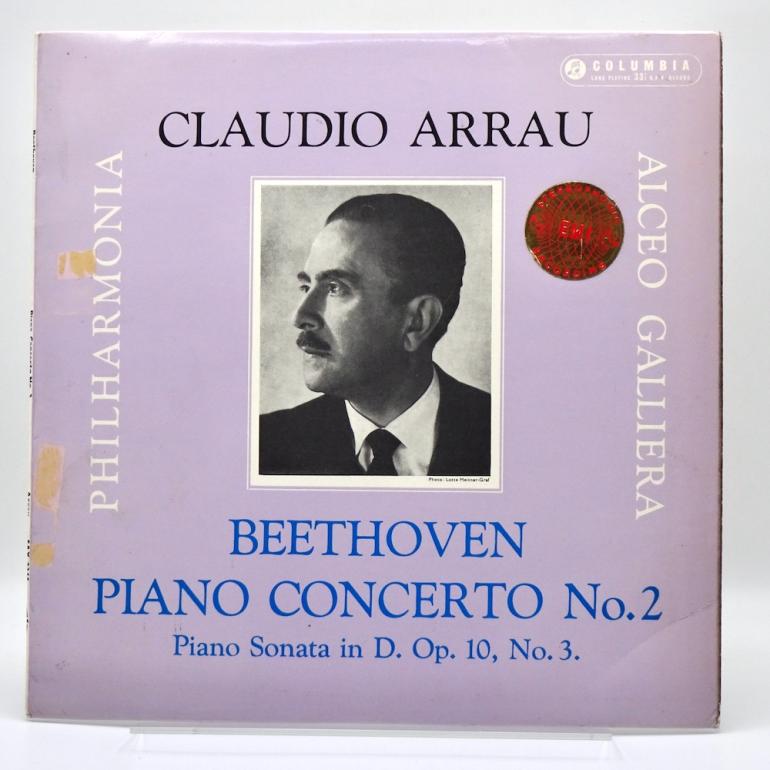 Beethoven PIANO CONCERTO NO. 2 / C. Arrau - Philharmonia Orchestra Cond. Galliera -- LP  33 giri -Made in UK 1960 - Columbia SAX 2346 - B/S label - ED1/ES1 - Flipback Laminated Cover - LP APERTO