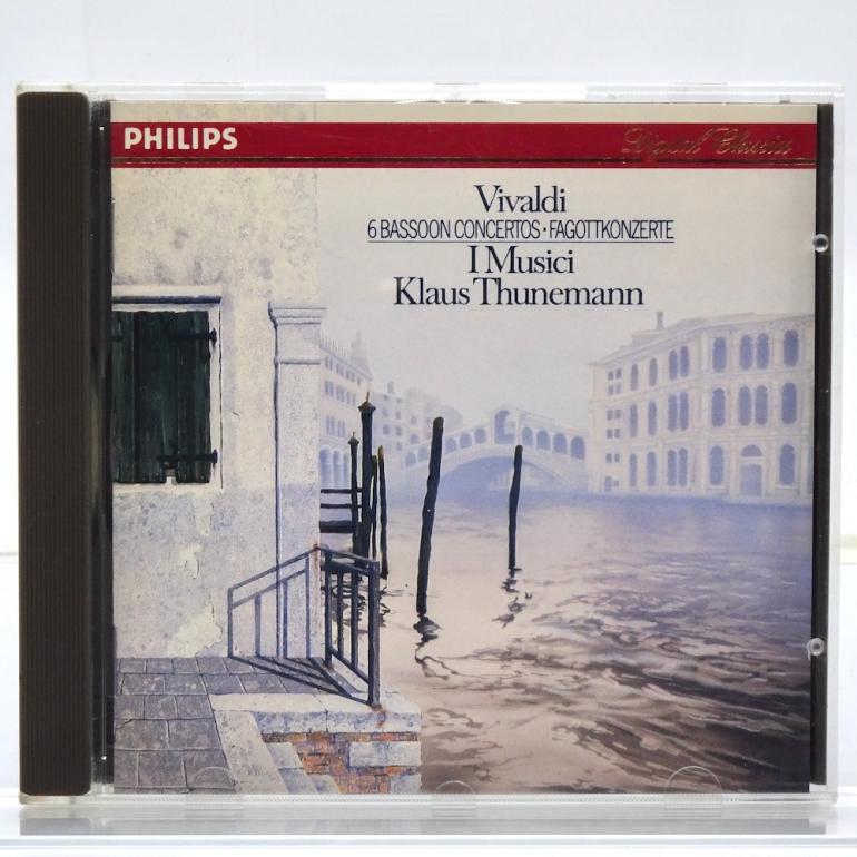 Vivaldi 6 BASSO ON CONCERTOS / I Musici - Thunemann --  CD - Made in GERMANY - PHILIPS - 416 355-2 - CD APERTO