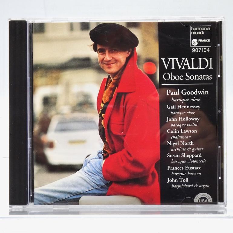 Vivaldi OBOE SONATAS / Paul Goodwin e altri --  CD - Made in GERMANY  1993 - HARMONIA MUNDI - HMC 907104 - CD APERTO