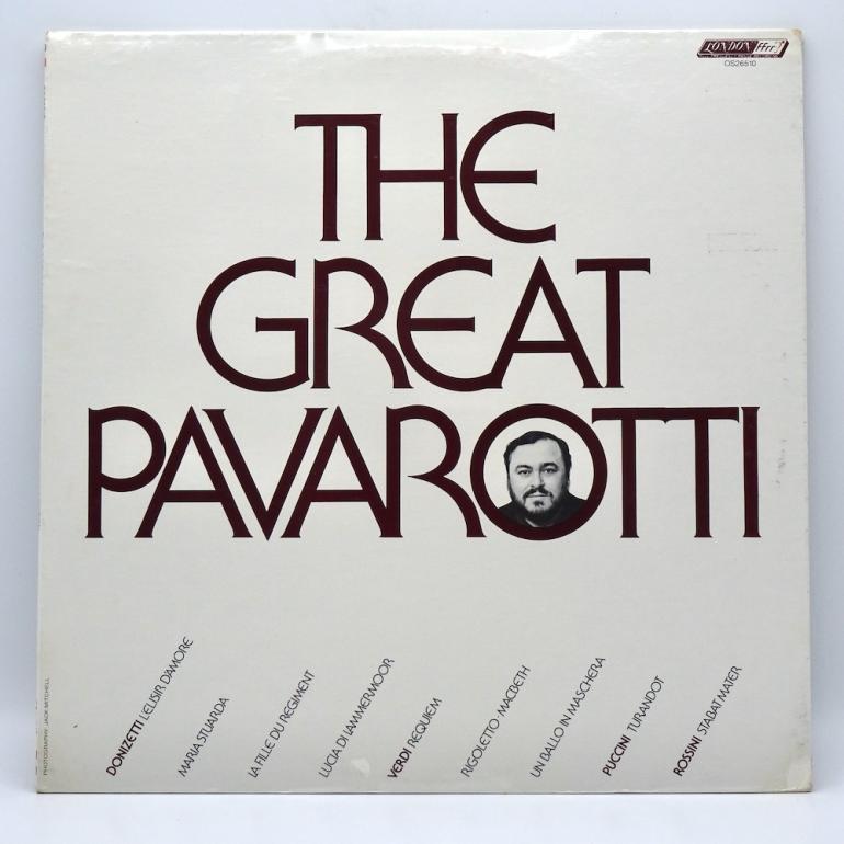 The Great Pavarotti / LucianoPavarotti --  LP 33 giri - Made in UK 1977 - LONDON RECORDS - LP SIGILLATO