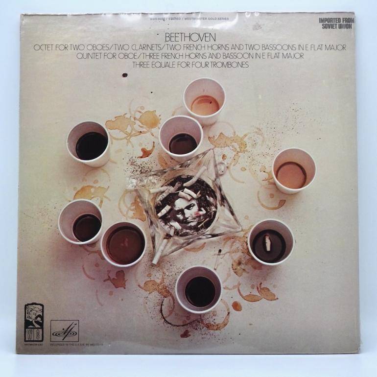 Beethoven OCTET IN E FLAT MAJOR - QUINTET IN E FLAT MAJOR - 3 EQUALE FOR 4 TROMBONES / Artisti Vari --  LP 33 giri - Made in USA 1973 - WESTMINSTER GOLD RECORDS - LP SIGILLATO