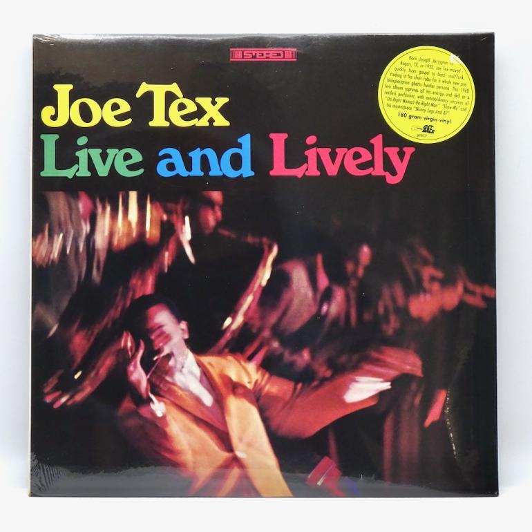 Live And Lively / Joe Tex --  LP 33 rpm 180 gr. - Made in ITALY 2004 - GET BACK  RECORDS - GET8037 - SEALED LP